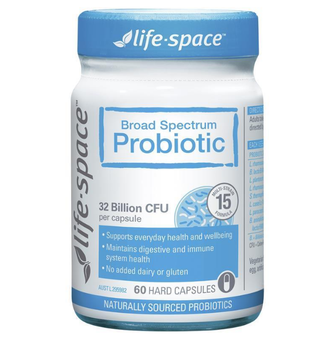 Life Space Broad Spectrum Probiotic 60 Capsule成人益生菌60顆(玻璃瓶)