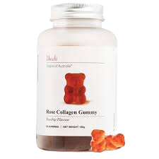 Unichi Rose Collagen Gummy 60tabs 膠原 美白小熊 60顆