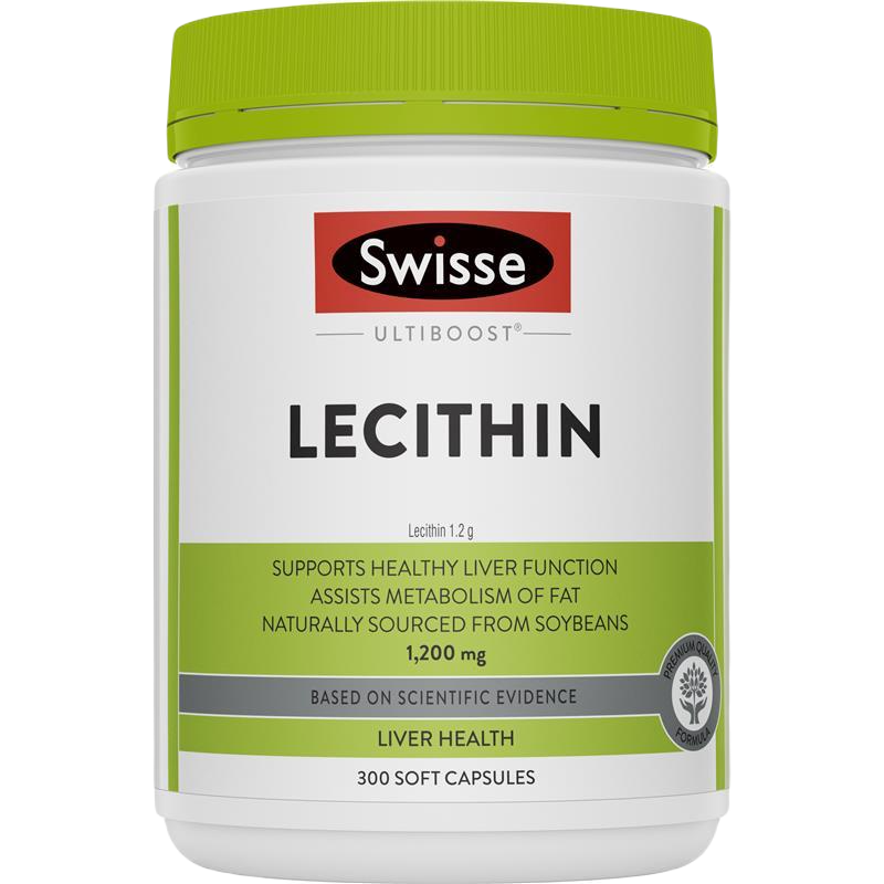 Swisse Lecithin 1200mg 300 Capsules 大豆卵磷脂300顆
