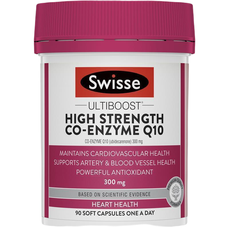 Swisse CO-ENYME Q10 300mg 輔酶Q10膠囊 300mg 90顆 爬樓梯不喘