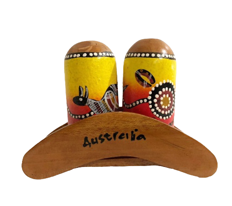 Aboriginal Art Salt & Pepper Set