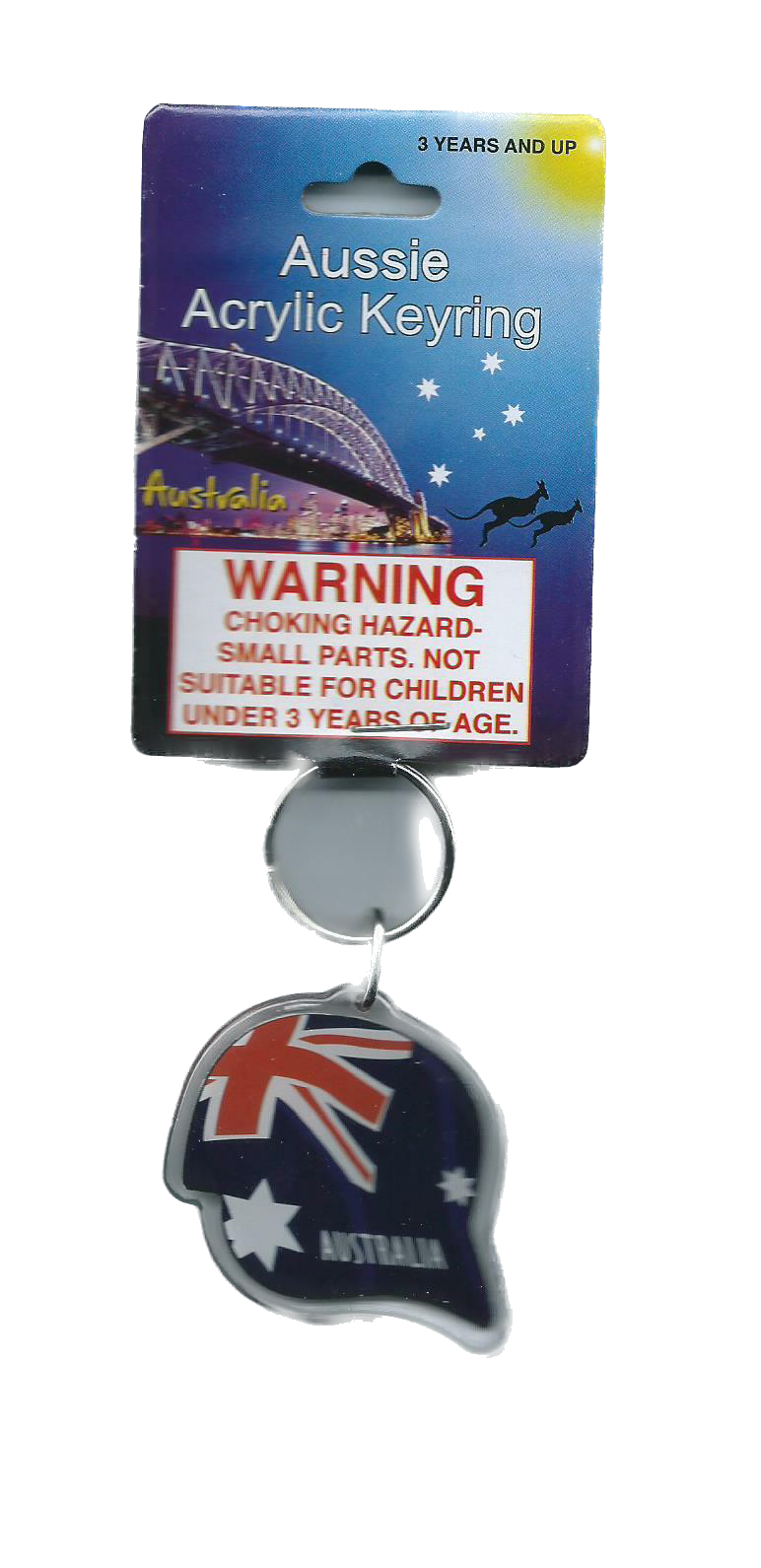Australia Flag Cap Keyring