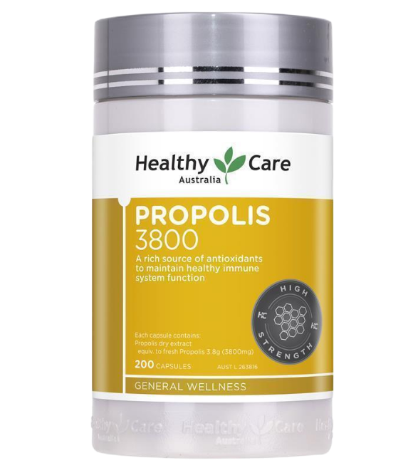 Healthy care Propolis 3800 白金蜂膠 3800mg高濃度蜂膠軟膠囊 200顆
