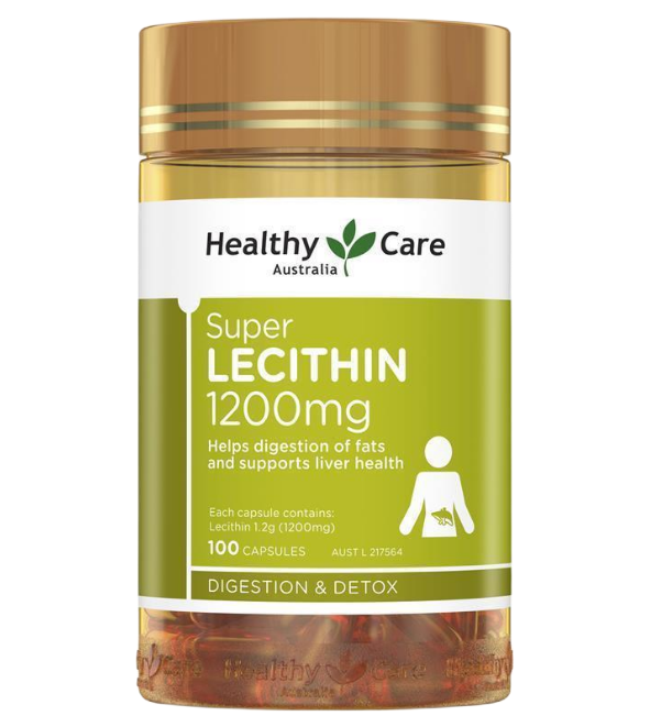 Healthy care Super Lecithin 1200mg 100 Caps 卵磷脂100顆
