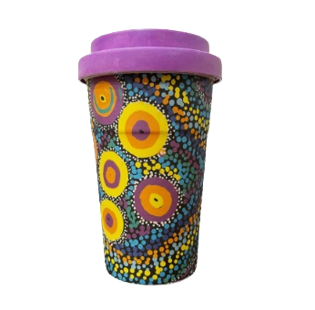 Bamboo Coffee Cup - Seven Sisters Dreaming