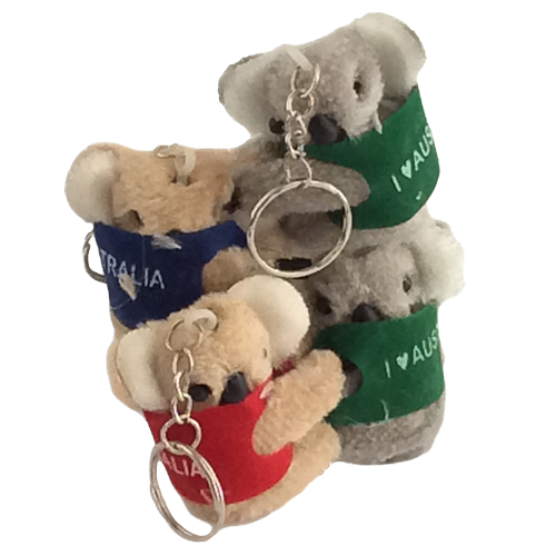 Cling-on Koalas Keychain 4Pack AU