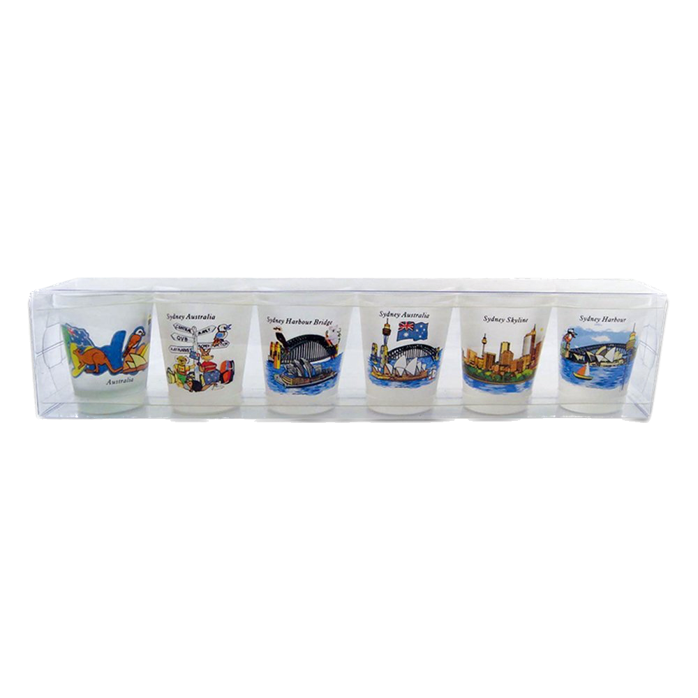 Colourful Sydney - 6 Pack Shot Glass