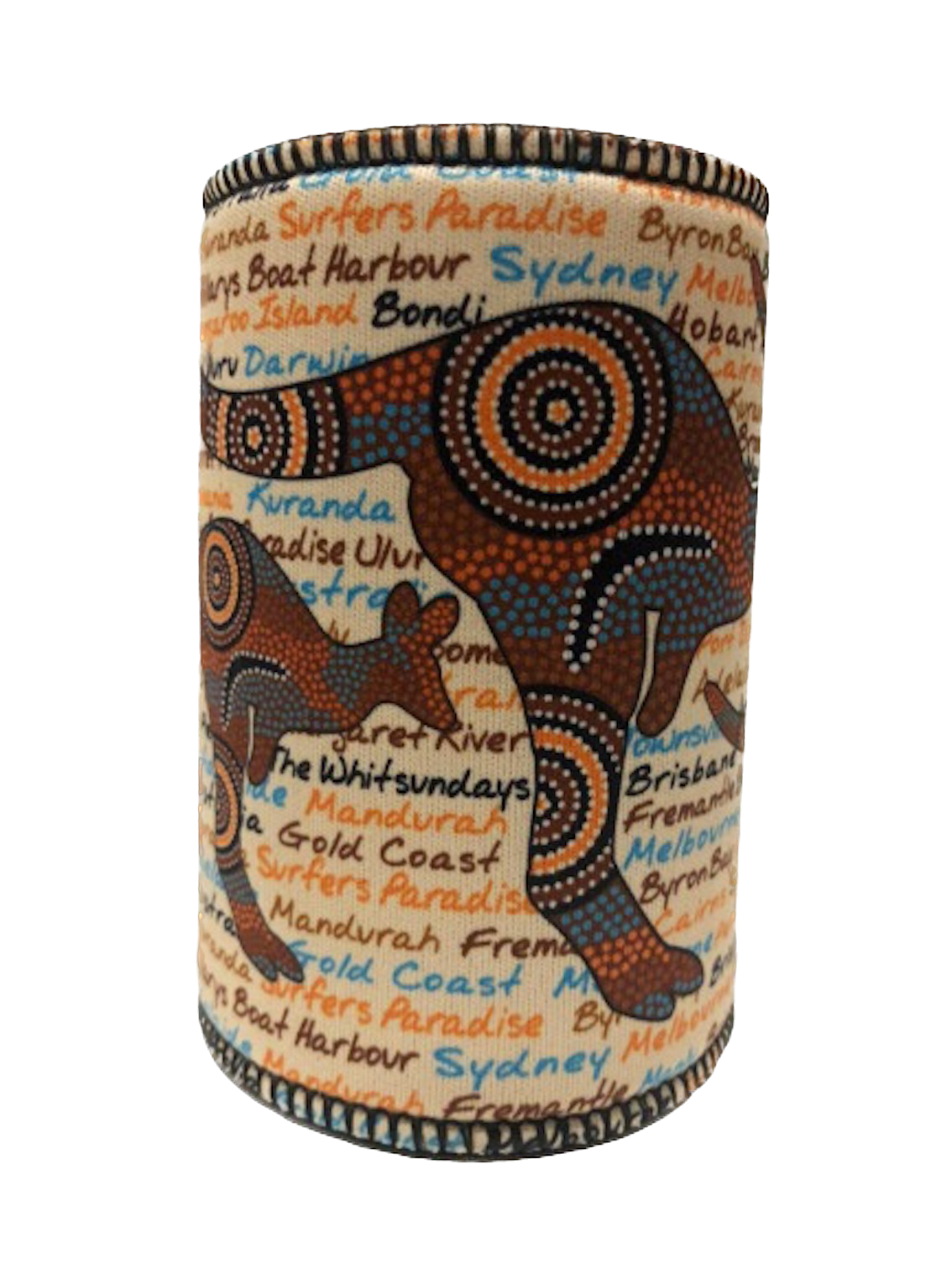 Cream Aboriginal Stubby