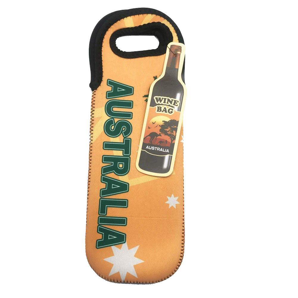 Green & Gold - Wine Bottle Bag