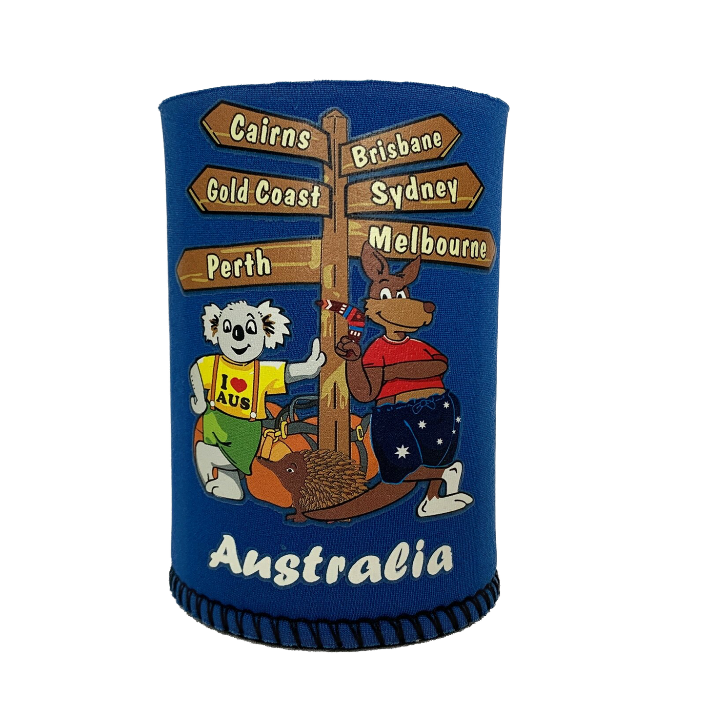 Kangaroo, Koala and Roadsign Stubby