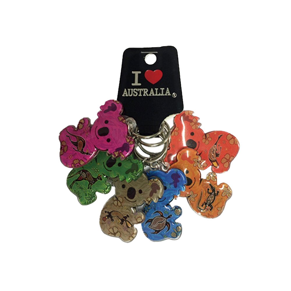 Koala Shaped Keyring - 6 Pack