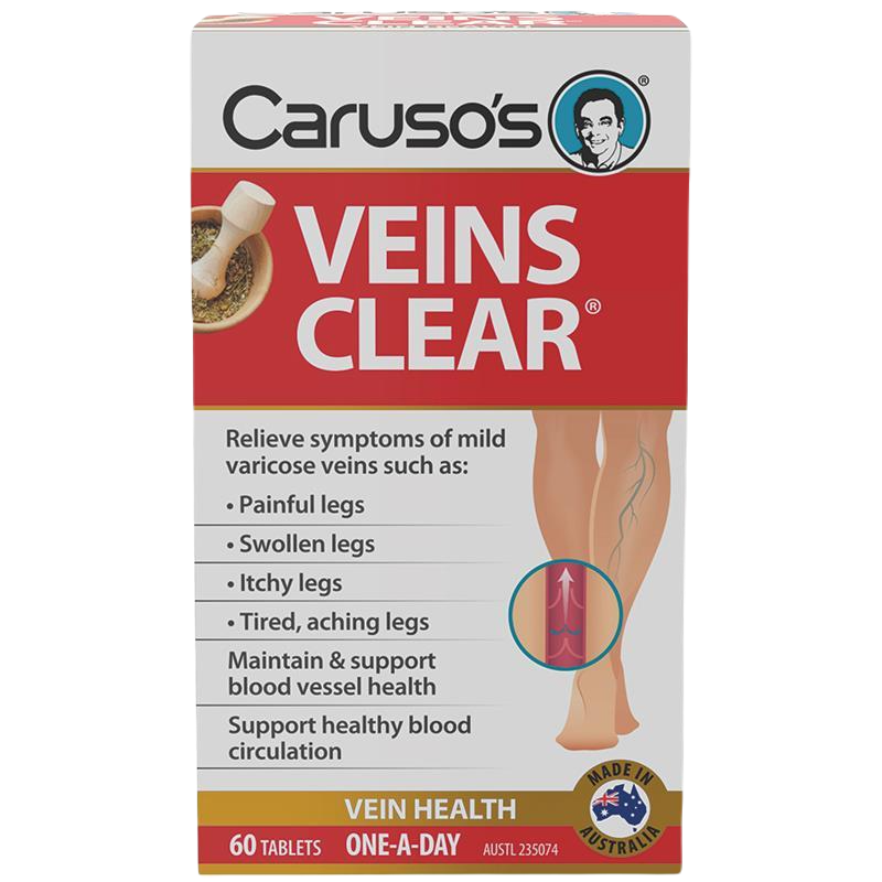 Caruso's Veins Clear 60 tabs 靜脈曲張片