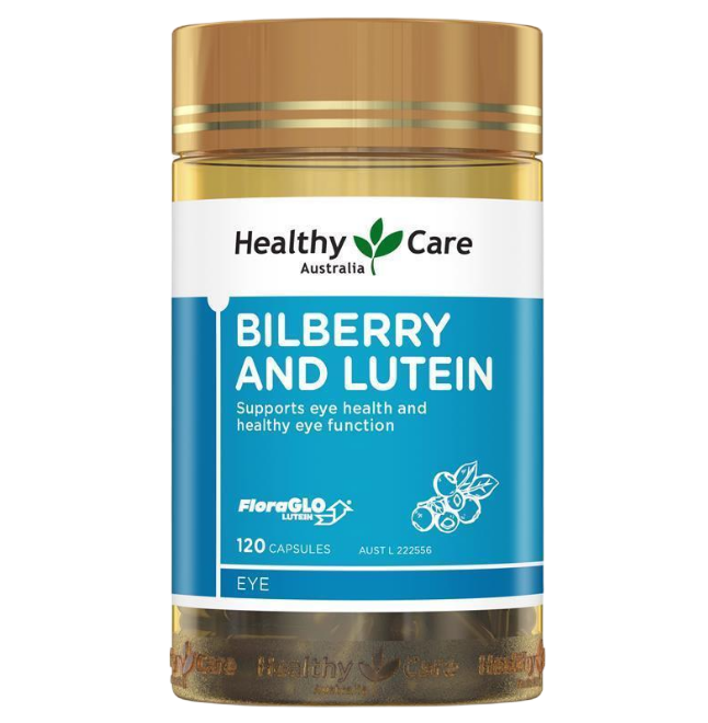Healthy care Bilberry Lutein 120 Caps 葉黃素藍莓護眼片120顆