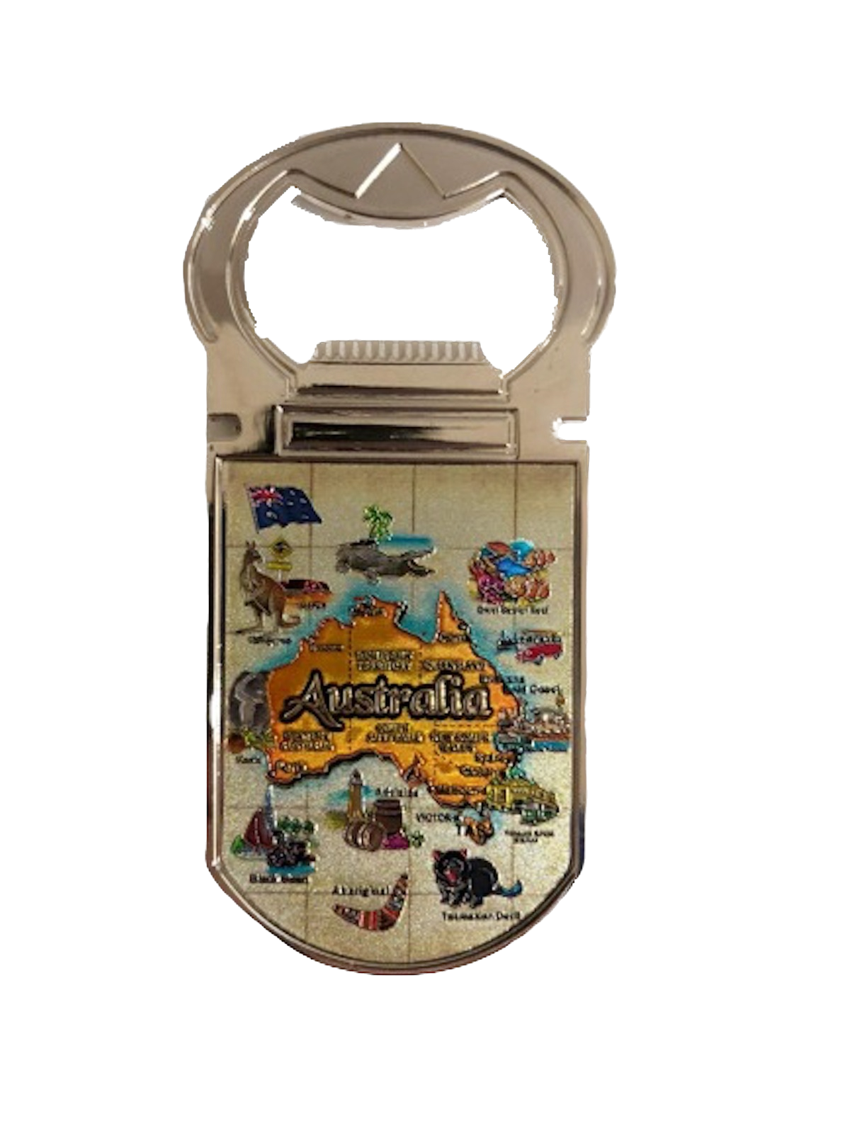 Magnet Ocean Map Bottle Opener