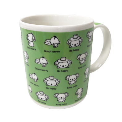 Mini Koalas in Green - Coffee Mug