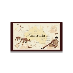 Ocean Map - Tea Towel