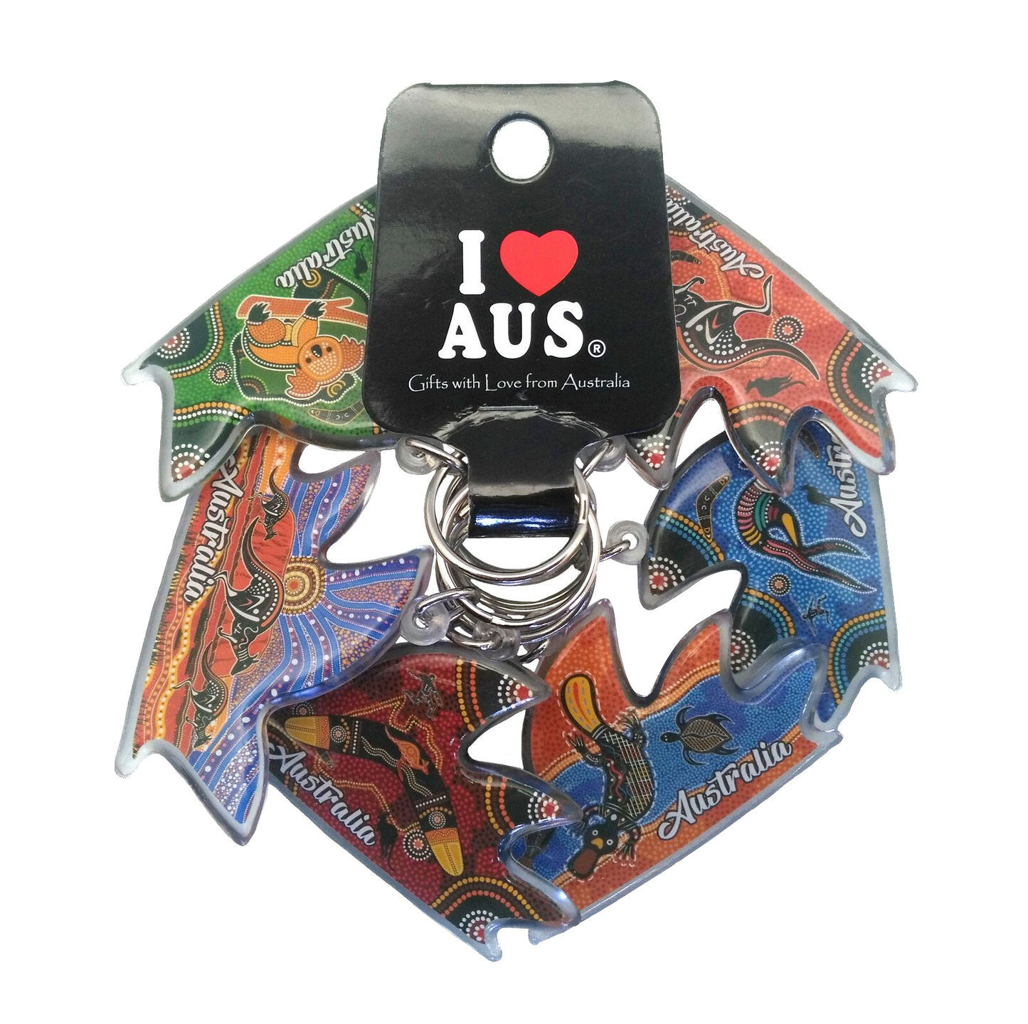 Opera House Shaped Keyring - 6 Pack