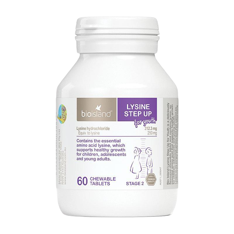 Bioisland Lysine Step Up 60Tab 助長素2段 長高高