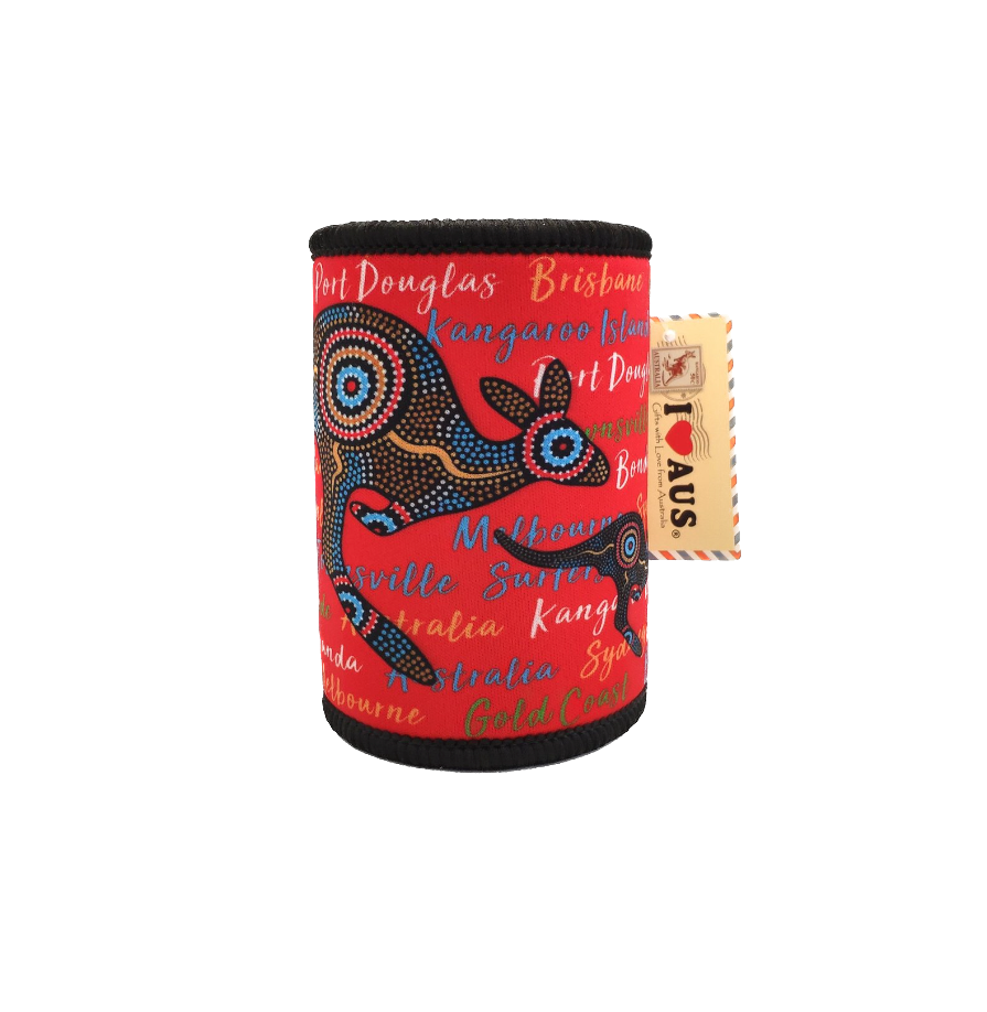 Red Aboriginal Stubby