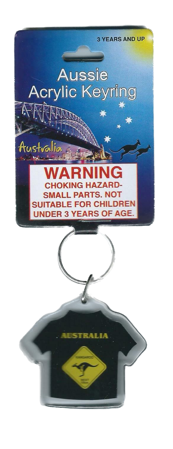 Roadsign T-Shirt Keyring