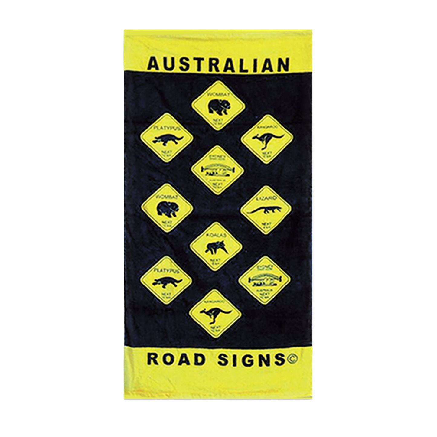 Roadsigns Beach Towel