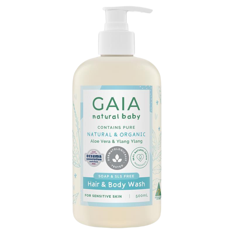 GAIA Baby Hair*Body Wash 500ml GAIA嬰兒洗髮沐浴二合一500ml
