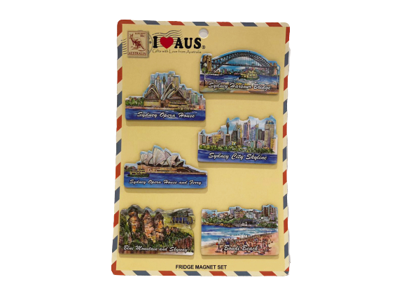 Sketches of Sydney Harbour Magnet - 6 Pack