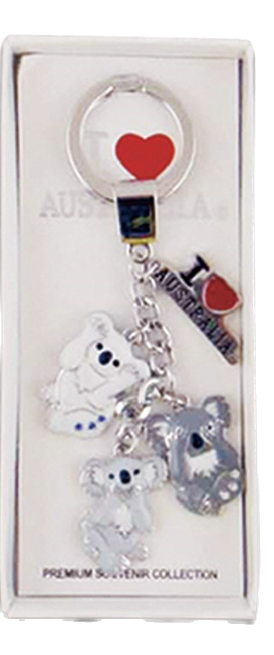Speak, Hear, See No Evil Koalas - Premium Keyring