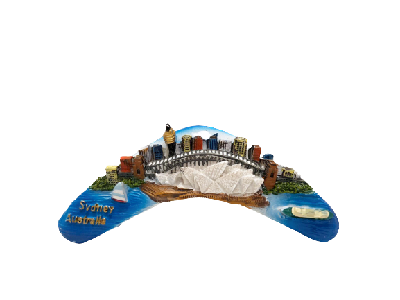 Sydney Harbour on Boomerang - Magnet