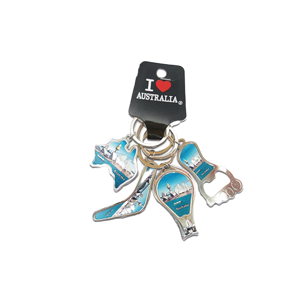 Sydney Keyring - 4 Pack