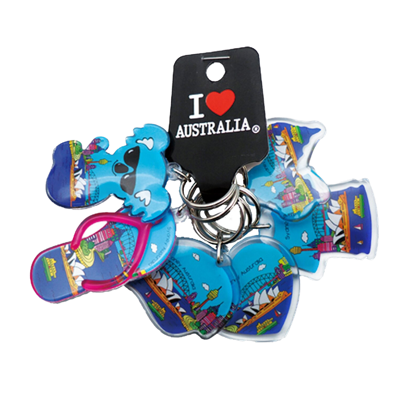 Sydney Keyring - 6 Pack