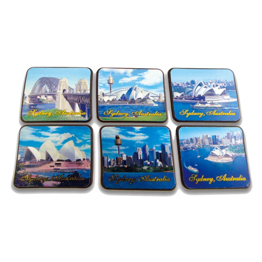 Sydney No. 3 - 6 Pack Premium Coaster