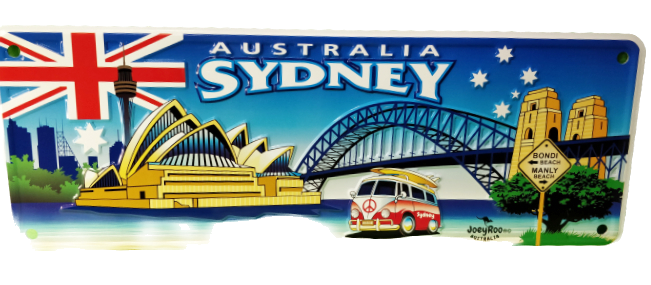 Sydney Volkswagen Van - Number Plate