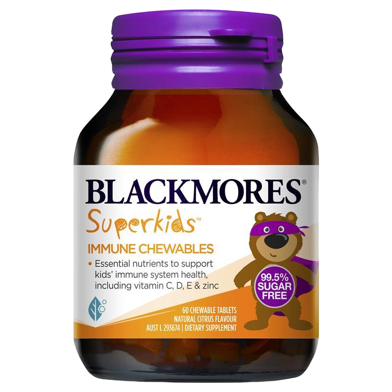 Blackmores 澳佳寶小超人 免疫力增強 咀嚼錠 60錠