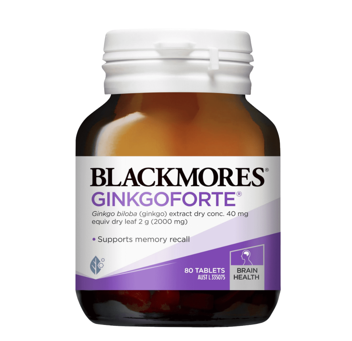 Blackmores 澳佳寶銀杏健腦片2000mg 80片