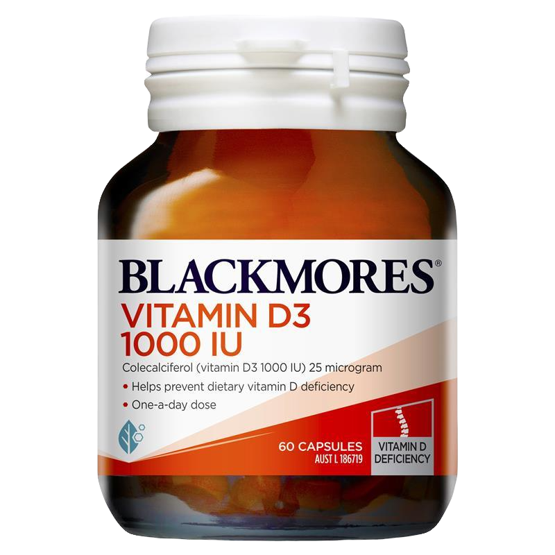 Blackmores 澳佳寶維生素D3膠囊 1000IU 60顆