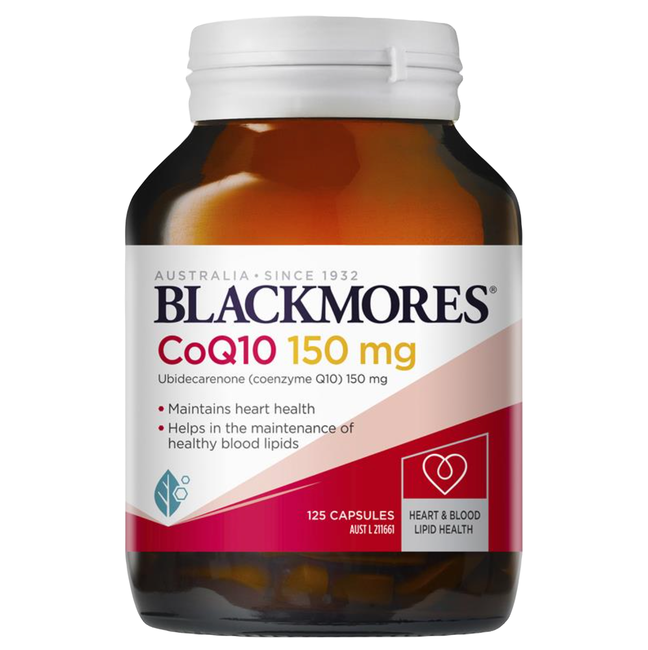 Blackmores 澳佳寶 高濃縮輔酶Q10膠囊 150mg 125顆 爬樓梯不喘