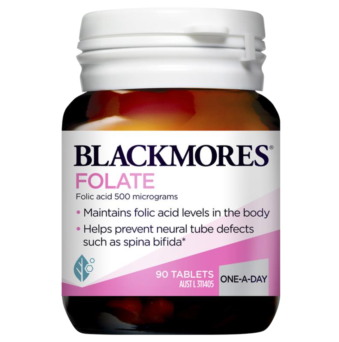 Blackmores 澳佳寶天然葉酸片500mcg 90顆