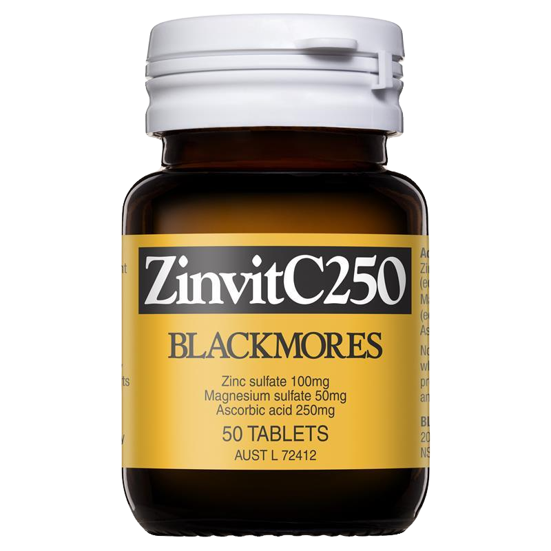 Blackmores 澳佳寶鋅 + 鎂 + 維他命C 補充錠 50錠