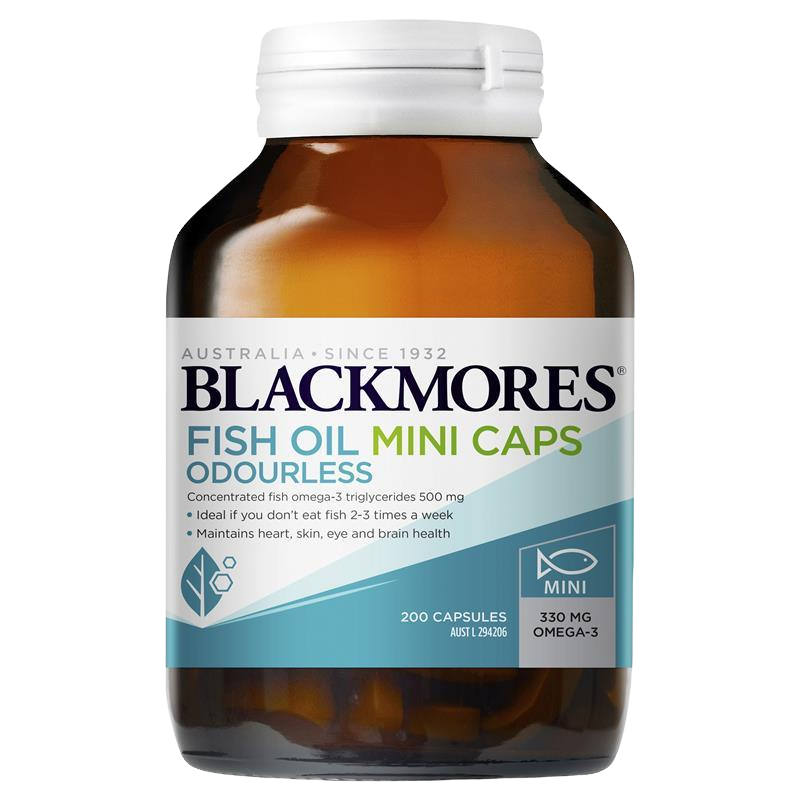 Blackmores 澳佳寶無腥味魚油迷你膠囊 200顆