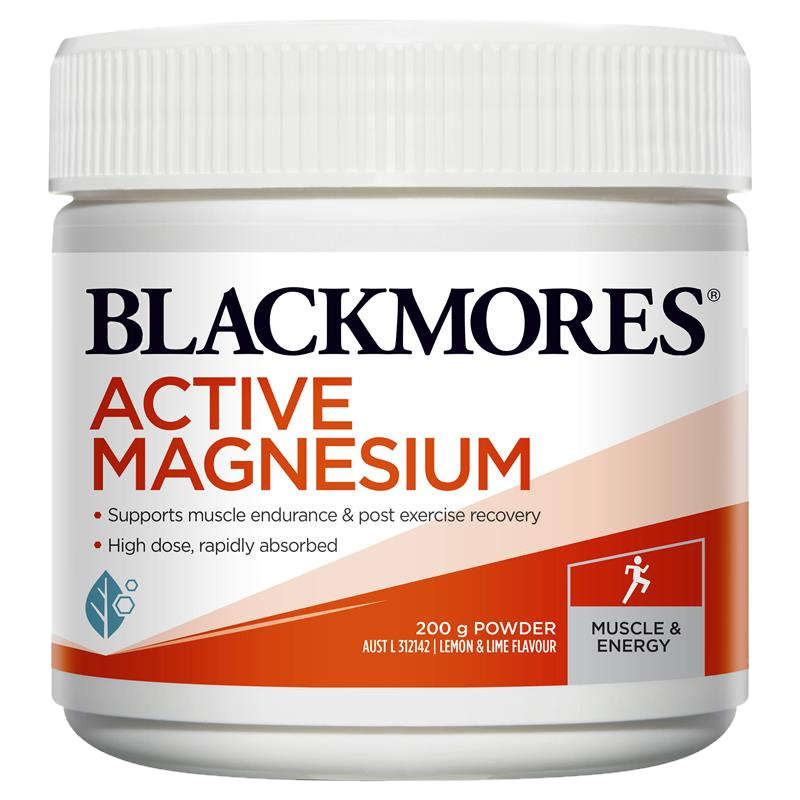 Blackmores 澳佳寶活性鎂鎂粉200g