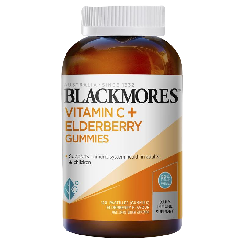Blackmores 澳佳寶維他命c+接骨木莓咀嚼錠 60錠