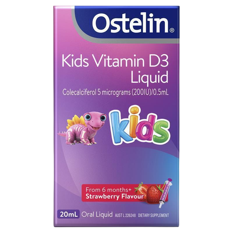 Ostelin Vitamin D Liquid Kids 20ml 奧斯特林兒童滴劑20ml (0-12周歲適用)