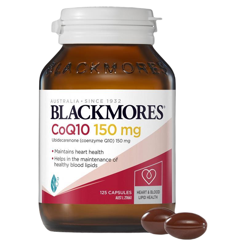 Blackmores Q10 150mg 125 caps 爬樓梯不喘