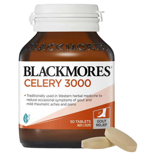 Blackmores Celery 3000 50Tabs 西芹籽50顆 降低尿酸 痛風