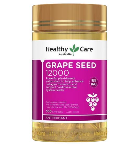 Healthy care Grape Seed 12000 300caps 葡萄籽300顆