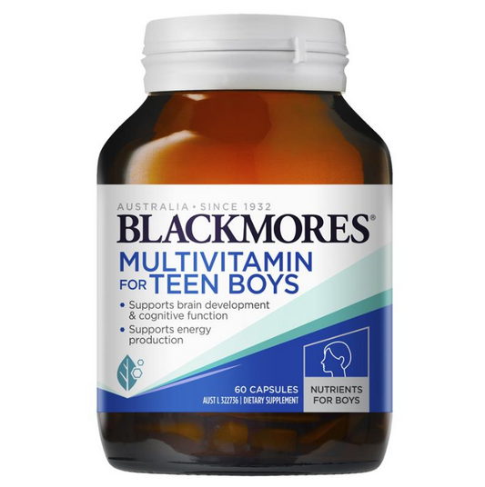 Blackmores Teen Multi +Brain Nutrients 澳佳寶補腦片(男孩)