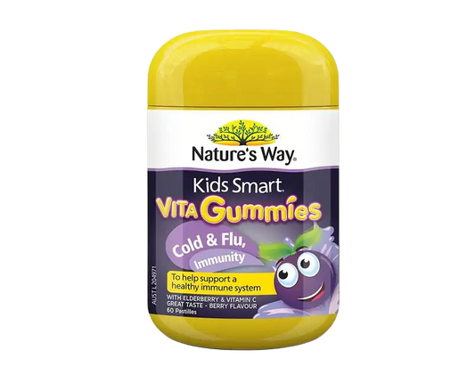 Nature's Way kids smart Omega-3 Fish Oil 180Tabs佳思敏兒童三色魚油