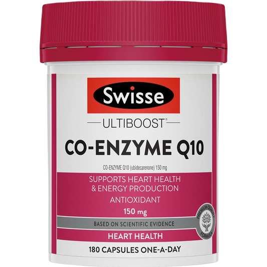 Swisse CO-ENYME Q10 150mg 180 輔酶Q10膠囊 150mg 180顆 爬樓梯不喘