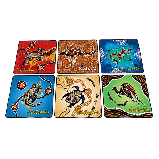 Aboriginal Art - 6 Pack Premium Coaster